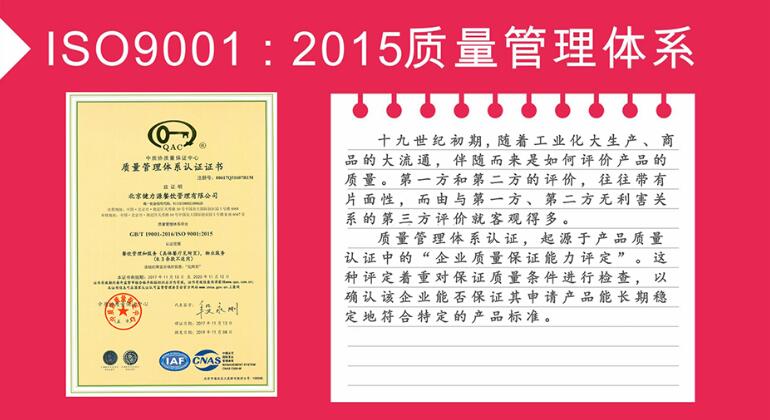 ISO9001：2015質(zhì)量管理體系